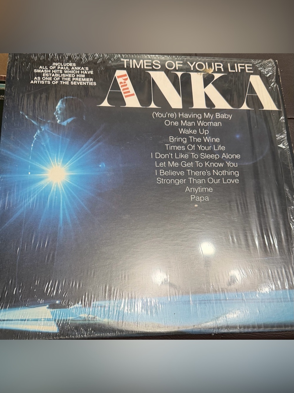 Paul Anka Times Of Your Life Vinyl LP Record Album 1975 -United Artists